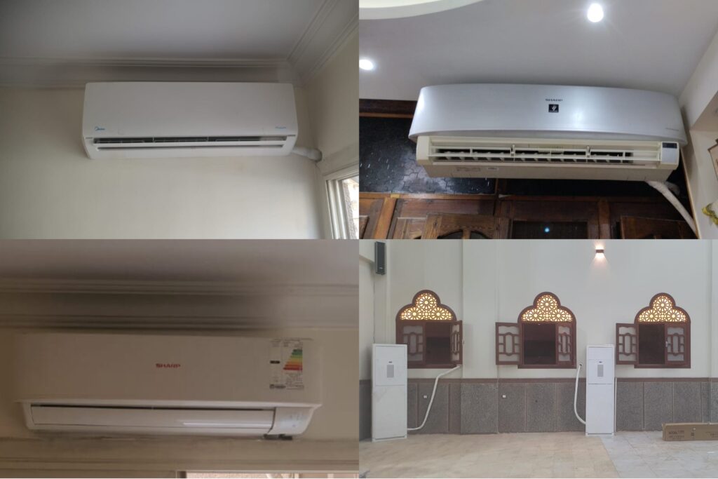 خدمة فك وتركيب أجهزة التكييف